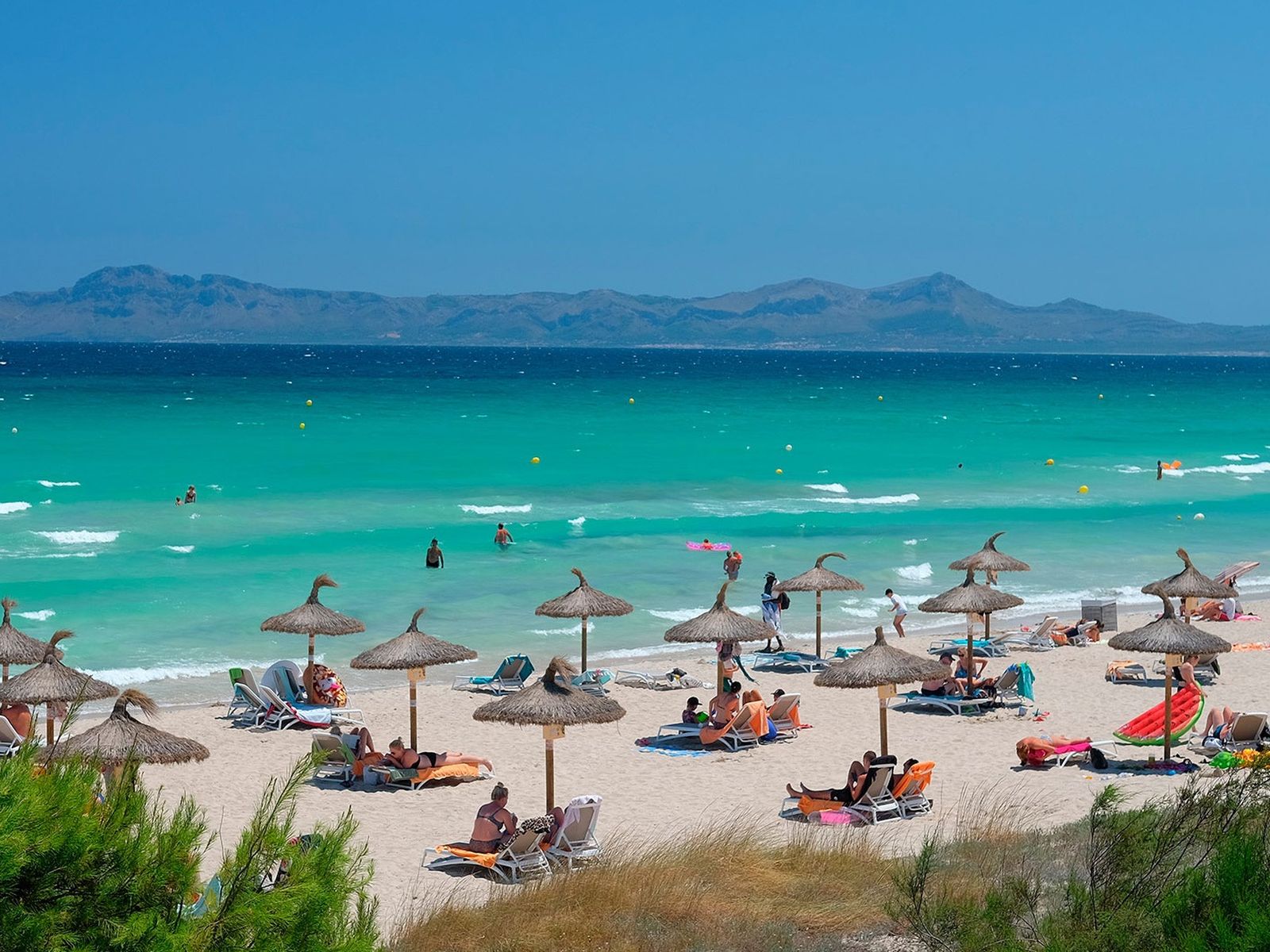 Archivo - La playa de Muro, en Mallorca.