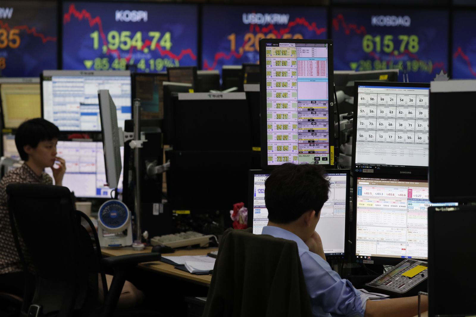 La Bolsa de Seúl cierra plana pese al misil norcoreano y la guerra en Ucrania