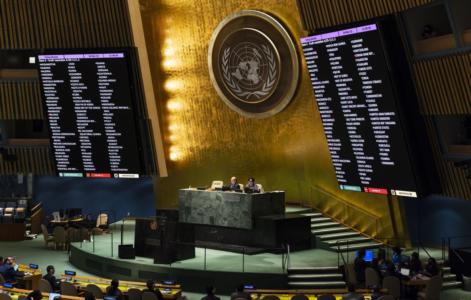 Rusia recibe dos reveses diplomáticos seguidos en la ONU